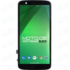 Motorola Moto G6 LCD with Touch + Frame Black XT1925