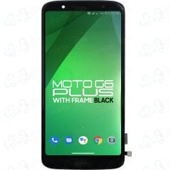 Motorola Moto G6 Plus LCD with Touch + Frame Black XT1926