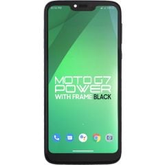 Motorola Moto G7 Power LCD with Touch + Frame Marine Blue XT1955 (US Version)