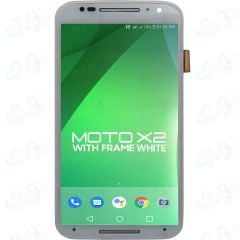 Motorola Moto X2 LCD with Touch + Frame White XT1096