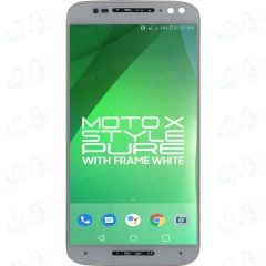 Motorola Moto X Style Pure Edition LCD with Touch + Frame White XT1575
