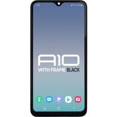 Samsung A10 2019 A105 LCD with Touch + Frame Black Service Pack