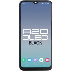 Samsung A20 2019 LCD with Touch Black (Refurbished OLED)