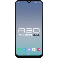 Samsung A30 2019 A305 LCD with Touch + Frame Black Service Pack