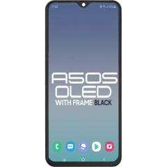 Samsung A50S 2019 A507 LCD with Touch + Frame Black (Refurbished OLED)
