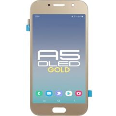 Samsung A5 (2017) LCD with Touch Gold  (Refurbished OLED)
