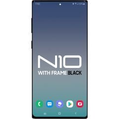 Samsung Note 10 LCD With Touch + Frame After Market OLED Aura Black (Smaller Size)