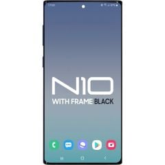 Samsung Note 10 LCD With Touch + Frame Black Service Pack