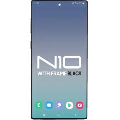 Samsung Note 10 LCD With Touch + Frame Aura Black (Refurbished OLED)
