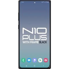 Samsung Note 10 Plus LCD With Touch + Frame After Market OLED Aura Black (Smaller Size)