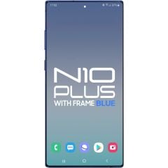 Samsung Note 10 Plus LCD With Touch + Frame After Market OLED Aura Blue (Smaller Size)