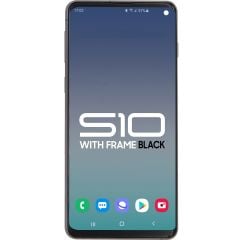 Samsung S10 LCD With Touch + Frame After Market Incell Black (Smaller Size)