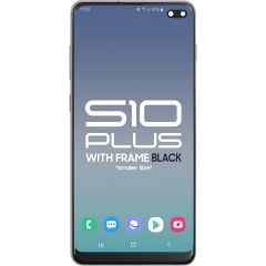 Samsung S10 Plus LCD With Touch + Frame After Market Incell Black (Smaller Size)
