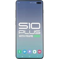 Samsung S10 Plus LCD with Touch + Frame Prism Green SERVICE PACK