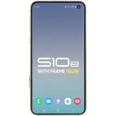 Samsung S10E LCD with Touch + Frame Canary Yellow SERVICE PACK