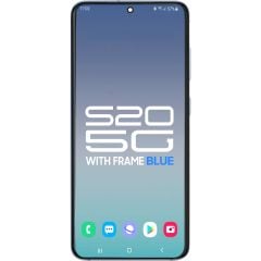 Samsung S20 5G LCD with Touch + Frame Cloud Blue (US SPEC NON VERIZON) (Refurbished OLED)