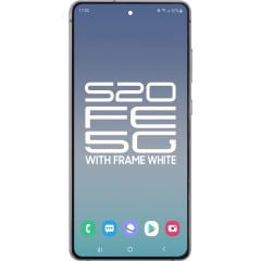 Samsung S20 FE 5G LCD With Touch + Frame Cloud White (Refurbished OLED)