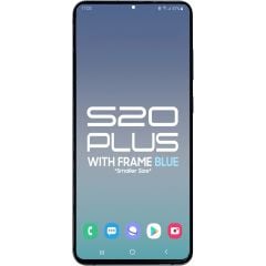 Samsung S20 Plus 5G LCD with Touch + Frame After Market OLED Cloud Blue (Smaller Size)