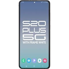 Samsung S20 Plus 5G LCD with Touch + Frame Cloud White (Refurbished OLED)