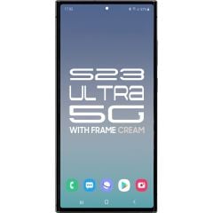 Samsung S23 Ultra 5G LCD with Touch + Frame Cream (Refurbished OLED)
