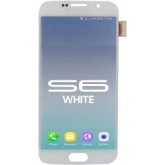 Samsung S6 LCD with Touch OLED White