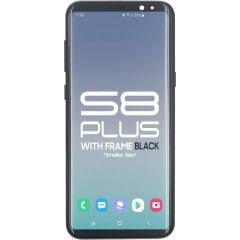 Samsung S8 Plus LCD With Touch + Frame After Market OLED Black (Smaller Size)