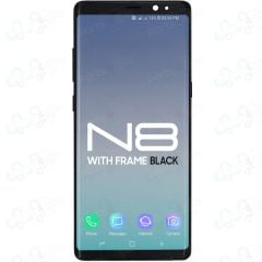 Samsung Note 8 LCD With Touch + Frame Black (Refurbished OLED)