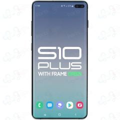 Samsung S10 Plus LCD with Touch + Frame Prism Green (Refurbished OLED)