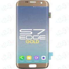 Samsung S7 Edge LCD with Touch Gold