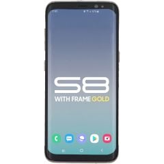 Samsung S8 LCD With Touch + Frame Gold (Refurbished OLED)