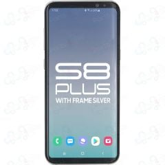 Samsung S8 Plus LCD with Touch + Frame Silver (Refurbished OLED)