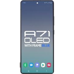 Samung A71 5G A716 2020 LCD With Touch + Frame Prism Cube Blue (Non-Verizon) (Refurbished OLED)