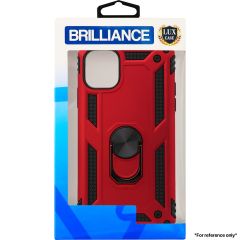 Brilliance LUX iPhone 12 Sergeant Anti-fall Bracket Armor Case Red