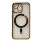 Brilliance LUX For iPhone 13 Pro Max Electroplated Magnetic Case Gold