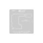 Bumblebee Stencil (QS654) For Samsung S21 Ultra SM-G998U/W/O/D Middle Frame (Qianli)