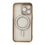 Brilliance LUX For iPhone 13 Pro Max Electroplated Magnetic Case Gold