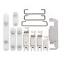iPhone 16 / 16 Plus Hard Buttons (Power / Volume / Switch) (White)