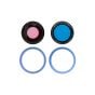 iPhone 16 / 16 Plus Back Camera Lens With Bracket & Bezel Real Sapphire (2 Piece Set)