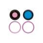 iPhone 16 / 16 Plus Back Camera Lens With Bracket & Bezel Pink (2 Piece Set)