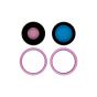 iPhone 16 / 16 Plus Back Camera Lens With Bracket & Bezel Pink (2 Piece Set)