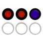 iPhone 16 Pro / 16 Pro Max Back Camera Lens With Bracket & Bezel White Titanium (3 Piece Set)