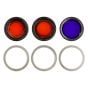 iPhone 16 Pro / 16 Pro Max Back Camera Lens With Bracket & Bezel Natural Titanium (3 Piece Set)