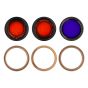 iPhone 16 Pro / 16 Pro Max Back Camera Lens With Bracket & Bezel Desert Titanium (3 Piece Set)