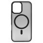 Brilliance LUX iPhone 16 TPU+PC Magnetic Skin-friendly Matte Phone Case Transparent Black