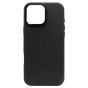 Brilliance LUX iPhone 16 Pro Max Luxury Vegan Soft Premium PU Leather with Metal Camera Case Black