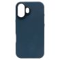 Brilliance LUX iPhone 16 Plus Luxury Vegan Soft Premium PU Leather with Metal Camera Case Blue