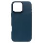 Brilliance LUX iPhone 16 Pro Luxury Vegan Soft Premium PU Leather with Metal Camera Case Blue