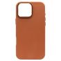 Brilliance LUX iPhone 16 Pro Max Luxury Vegan Soft Premium PU Leather with Metal Camera Case Khaki