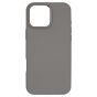 Brilliance LUX iPhone 16 Pro Max Luxury Vegan Soft Premium PU Leather Magnetic Cover with Metal Camera Case Grey