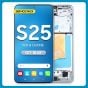 Samsung S25 LCD with Touch + Frame Icy Blue SERVICE PACK